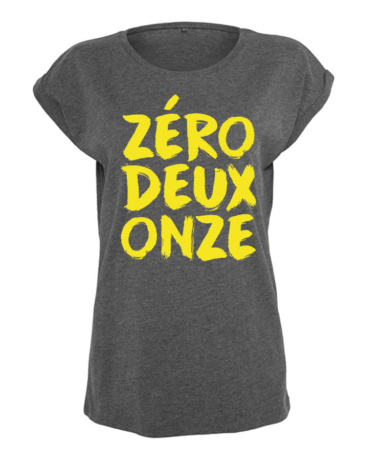 Oversized Girl Tee "Zéro Deux Onze"
