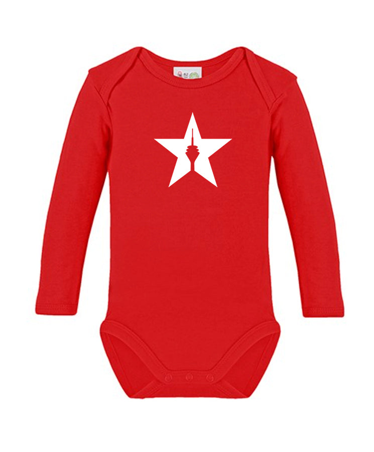 Baby Body "Star", red