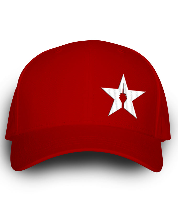 Original Flexfit Cap "Star", red