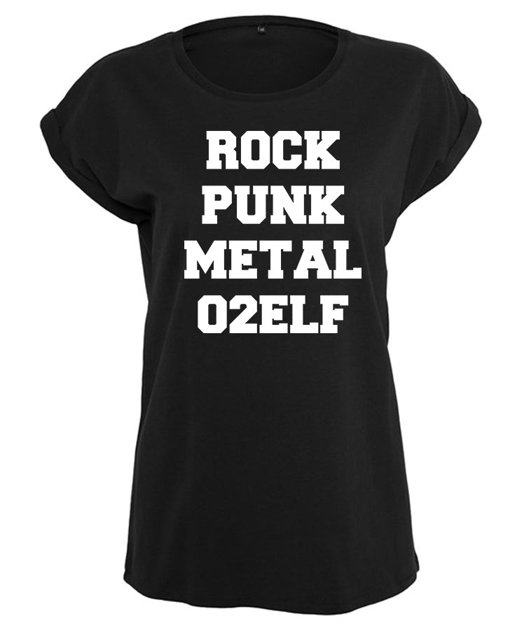 Organic Girl Tee "Rock Punk Metal"